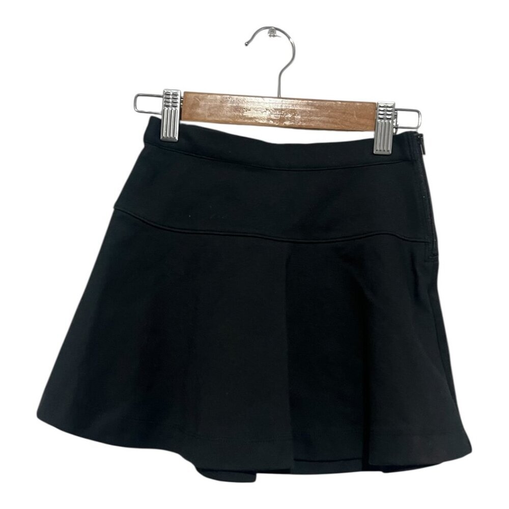 Crewcuts Girls Black A Line Skirt Size 4-5 Cotton Blend